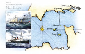 Europa 2020_Ancient Postal Routes_Mail Ships_Souvenir Miniature Sheet