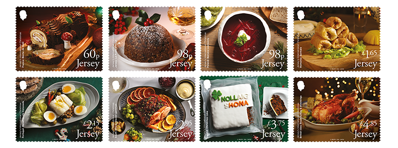 Jersey's international Christmas stamps