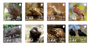 100 Years of Gerald Durrell Conservation stamps